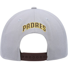 San Diego Padres Band 9FIFTY Snapback Hat Gray/Brown