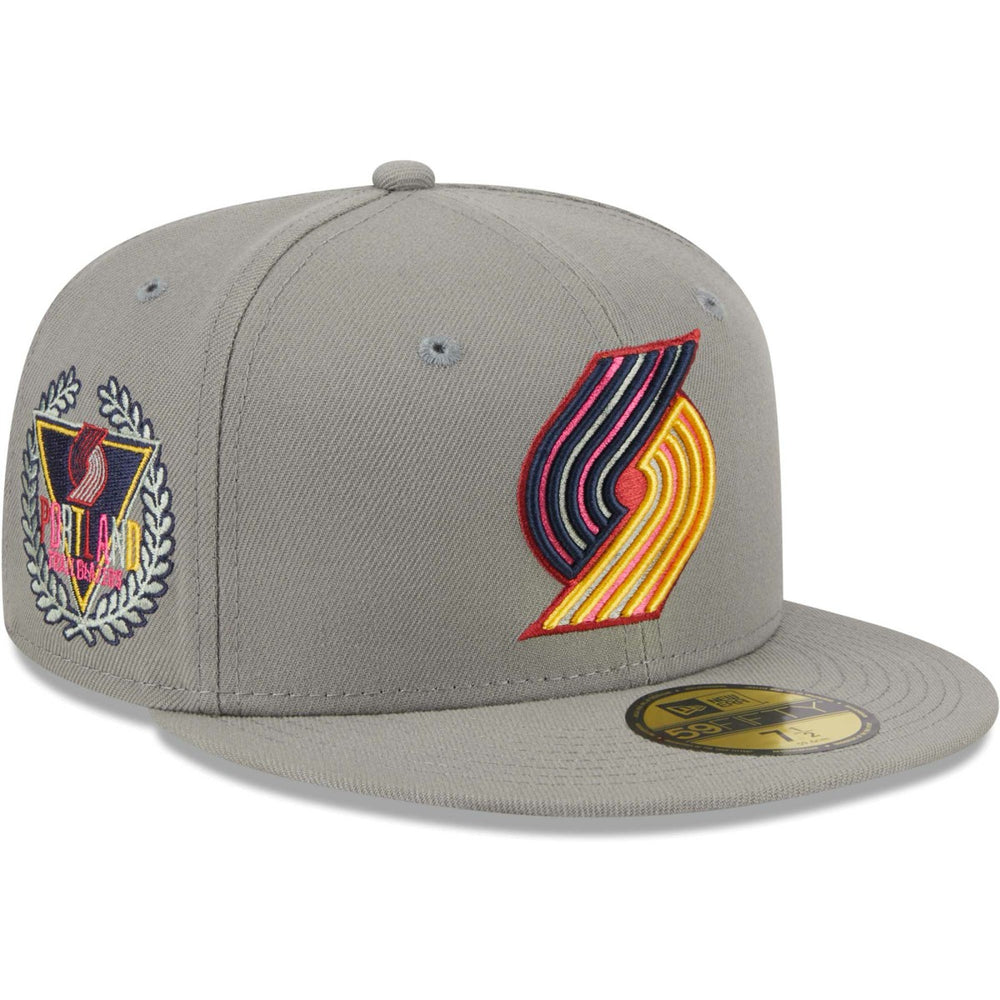 Portland Trail Blazers Color Pack 59FIFTY Fitted Hat - Gray discount