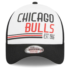 Chicago Bulls Lift Pass Foam Front Trucker 9FORTY Adjustable Hat - White online