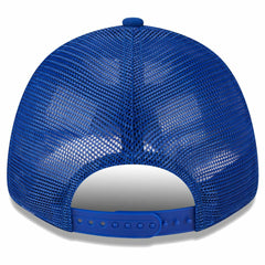 Philadelphia 76ers Plate Oversized Patch Trucker 9FORTY Adjustable Hat - Royal discount
