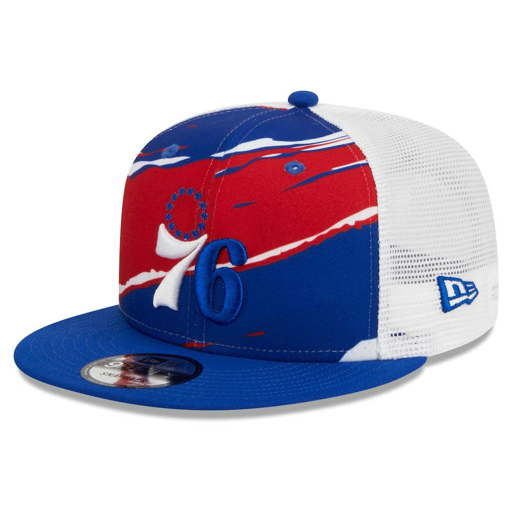 Philadelphia 76ers Tear Trucker 9FIFTY Adjustable Hat - Royal/White on sale