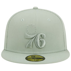 Philadelphia 76ers Sage Color Pack 59FIFTY Fitted Hat - Light Green cheap