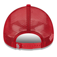 St. Louis Cardinals Stacked A-Frame Trucker 9FORTY Adjustable Hat White/Red