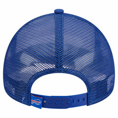 Buffalo Bills New Era Stacked A-Frame Trucker 9FORTY Adjustable Hat - White/Royal on sale