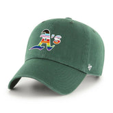 Athletics Team Pride Clean Up Adjustable Hat Green