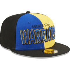 Golden State Warriors Pop Front 59FIFTY Fitted Hat sale - Black/Royal cheap