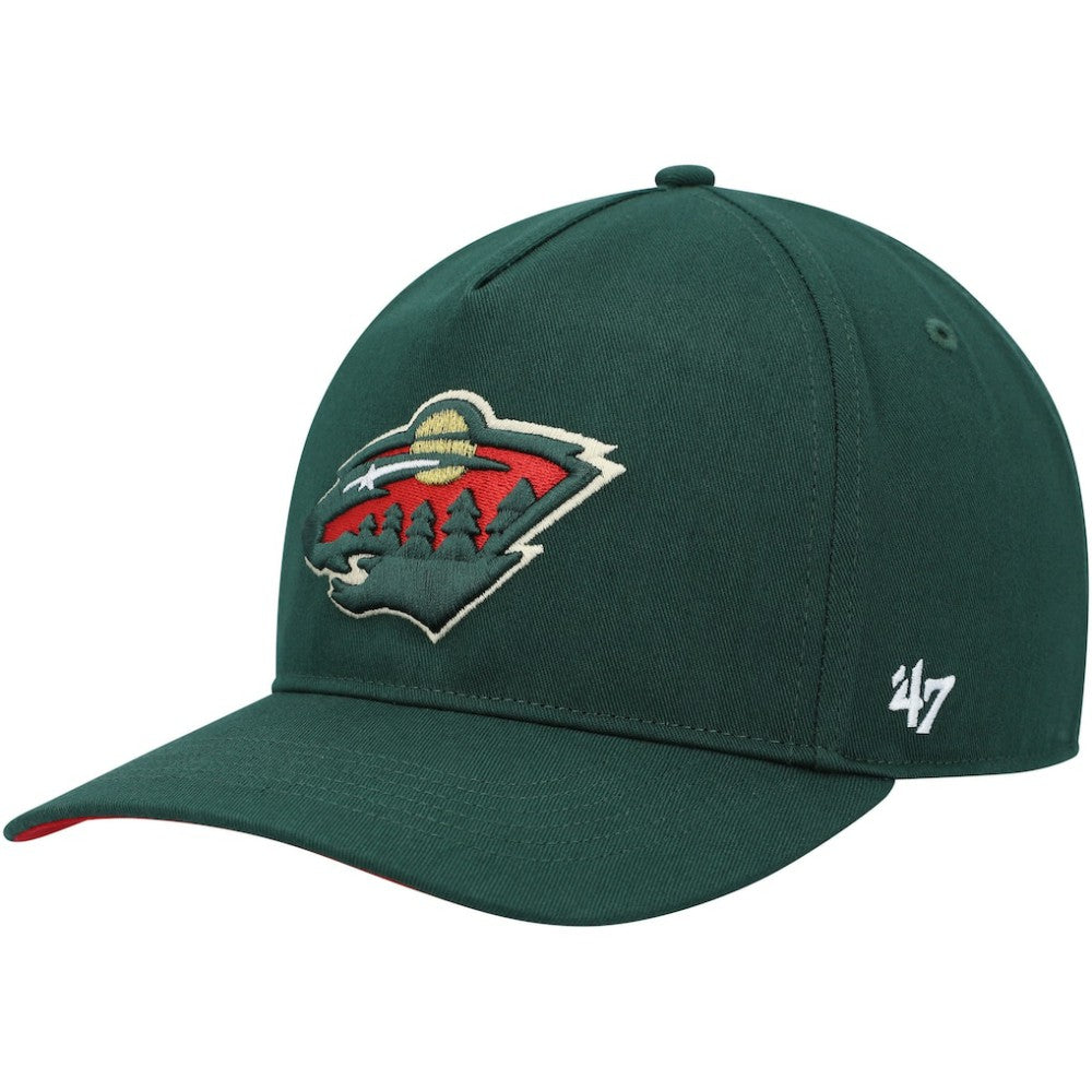 Minnesota Wild '47 Primary Hitch Snapback Hat - Green Hats
