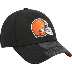 Cleveland Browns New Era Top Visor 9FORTY Adjustable Hat - Black discount
