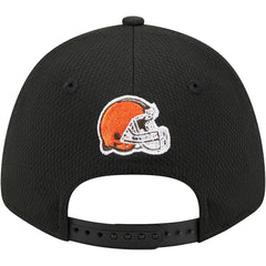 Cleveland Browns New Era Top Visor 9FORTY Adjustable Hat - Black discount