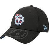 Tennessee Titans New Era Top Visor 9FORTY Adjustable Hat - Black discount