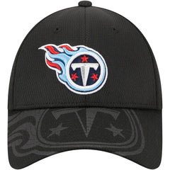 Tennessee Titans New Era Top Visor 9FORTY Adjustable Hat - Black discount