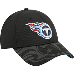 Tennessee Titans New Era Top Visor 9FORTY Adjustable Hat - Black discount