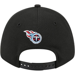 Tennessee Titans New Era Top Visor 9FORTY Adjustable Hat - Black discount