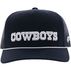 Dallas Cowboys HOOey Wordmark Rope Trucker Adjustable Hat - Navy on sale