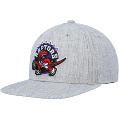 Toronto Raptors Hardwood Classics 2.0 Snapback Hat - Heather Gray shop