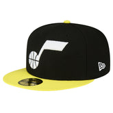 Utah Jazz 2-Tone 59FIFTY Fitted Hat - Black/Yellow sale