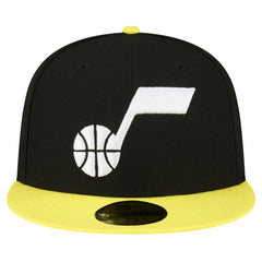 Utah Jazz 2-Tone 59FIFTY Fitted Hat - Black/Yellow sale