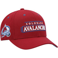 Colorado Avalanche Mitchell & Ness LOFI Pro Snapback Hat - Burgundy Hats