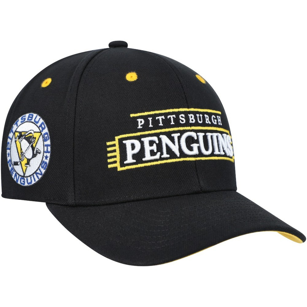 Pittsburgh Penguins Mitchell & Ness LOFI Pro Snapback Hat - Black Hats