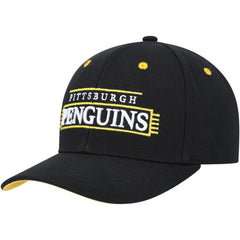 Pittsburgh Penguins Mitchell & Ness LOFI Pro Snapback Hat - Black Hats
