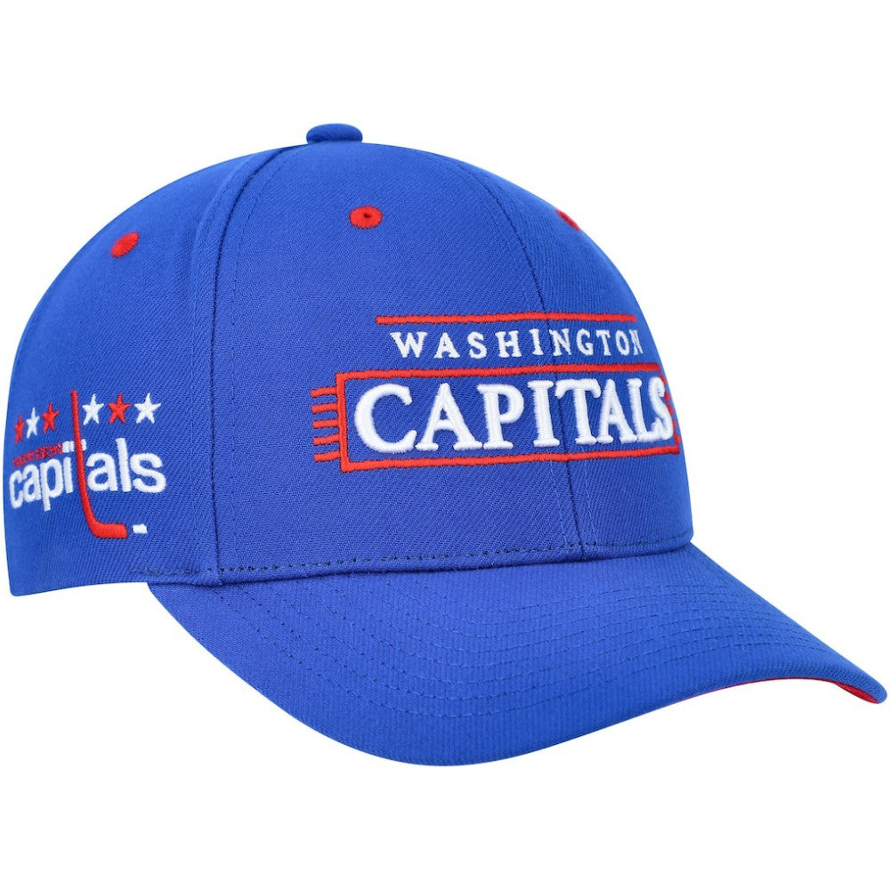 Washington Capitals Mitchell & Ness LOFI Pro Snapback Hat - Blue Hats