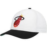 Miami Heat Hardwood Classics Core 2-Tone 2.0 Pro Snapback Hat - White/Black on sale