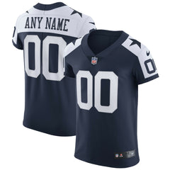 Dallas Cowboys Alternate Vapor Elite Custom Jersey - Navy cheap