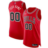 Chicago Bulls Authentic Custom Jersey Red sale - Icon Edition shop