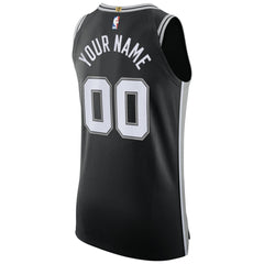 San Antonio Spurs Authentic Custom Jersey Black - Icon Edition online