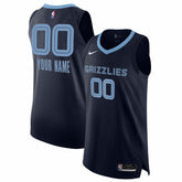 Memphis Grizzlies 2020/21 Authentic Custom Jersey Navy - Icon Edition outlet