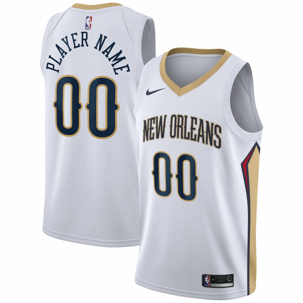 New Orleans Pelicans 2020/21 Swingman Custom Jersey - Association Edition - White discount