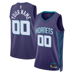 Charlotte Hornets Jordan Brand Unisex 2022/23 Swingman Custom Jersey - Statement Edition - Teal outlet