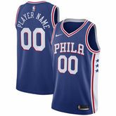 Philadelphia 76ers 2020/21 Swingman Custom Jersey - Icon Edition - Royal for sale