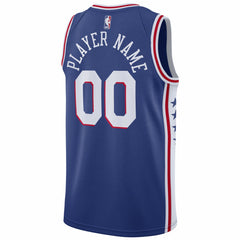 Philadelphia 76ers 2020/21 Swingman Custom Jersey - Icon Edition - Royal for sale