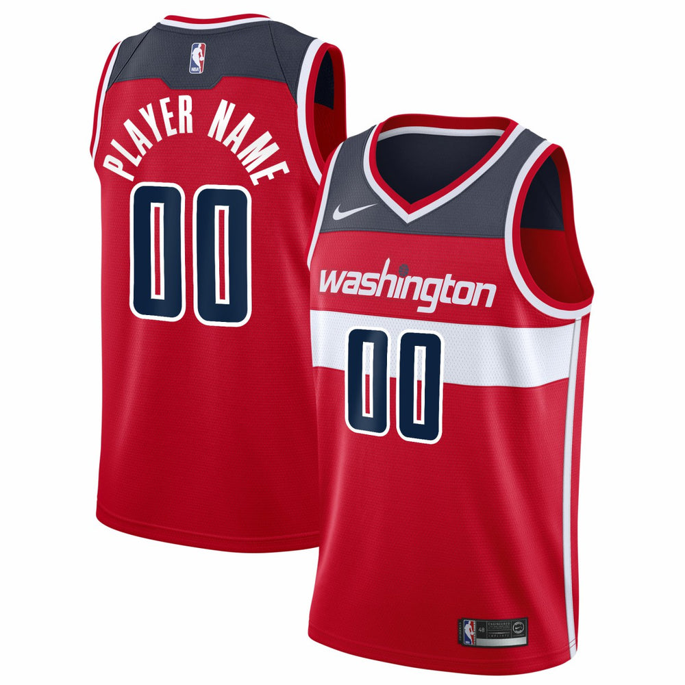 Washington Wizards 2020/21 Swingman Custom Jersey - Icon Edition - Red cheap