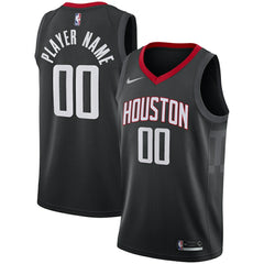 Houston Rockets Swingman Custom Jersey Black - Statement Edition on sale