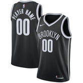 Brooklyn Nets Swingman Custom Jersey Black - Icon Edition shop