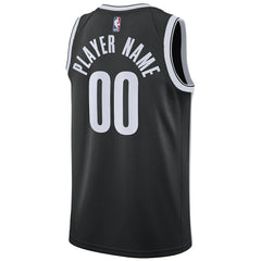 Brooklyn Nets Swingman Custom Jersey Black - Icon Edition shop