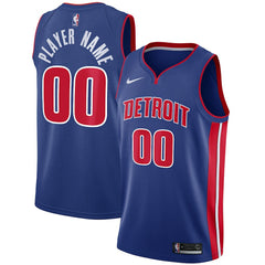 Detroit Pistons Swingman Custom Jersey Blue sale - Icon Edition sale