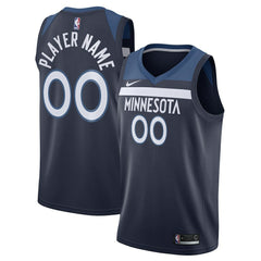 Minnesota Timberwolves Swingman Custom Jersey Navy - Icon Edition online