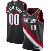 Portland Trail Blazers Swingman Custom Jersey Black - Icon Edition sale