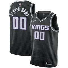Sacramento Kings Swingman Custom Jersey Black - Statement Edition sale