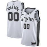 San Antonio Spurs Custom Swingman Jersey White - Association Edition on sale