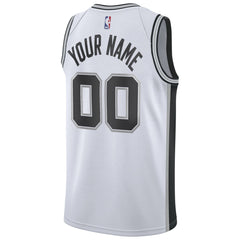 San Antonio Spurs Custom Swingman Jersey White - Association Edition on sale