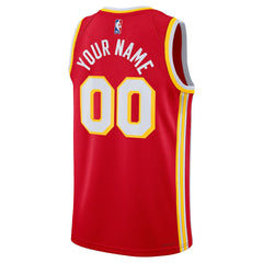 Atlanta Hawks Unisex Swingman Custom Jersey Red - Icon Edition cheap