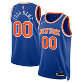 New York Knicks Unisex Swingman Custom Jersey Blue - Icon Edition outlet