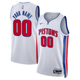 Detroit Pistons Unisex Swingman Custom Jersey White sale - Association Edition outlet