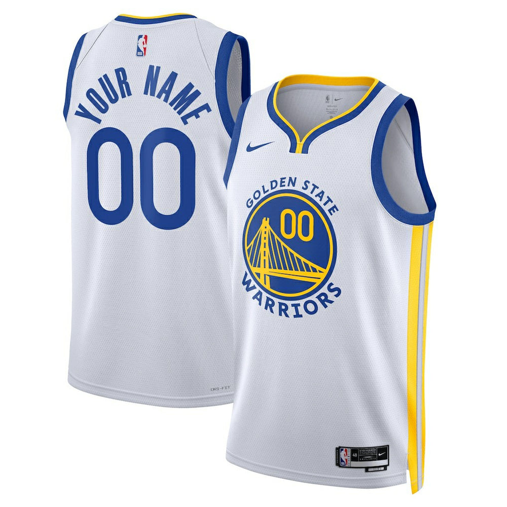 Golden State Warriors Unisex Swingman Custom Jersey White sale - Association Edition shop