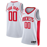 Houston Rockets Unisex Swingman Custom Jersey White - Association Edition cheap
