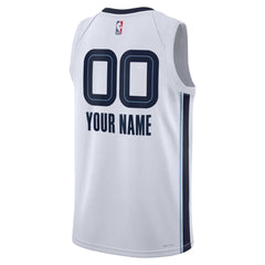 Memphis Grizzlies Unisex Swingman Custom Jersey White - Association Edition on sale